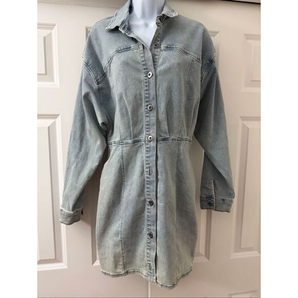 Free People Amber Denim Dress - Picture 5 of 10